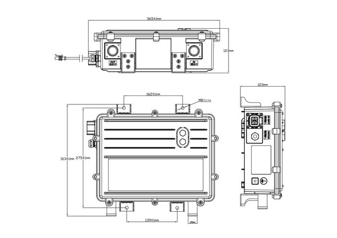 15-35kW Ev 자동차 배터리 히터 DC 690V 고전압 히터 자동차 1